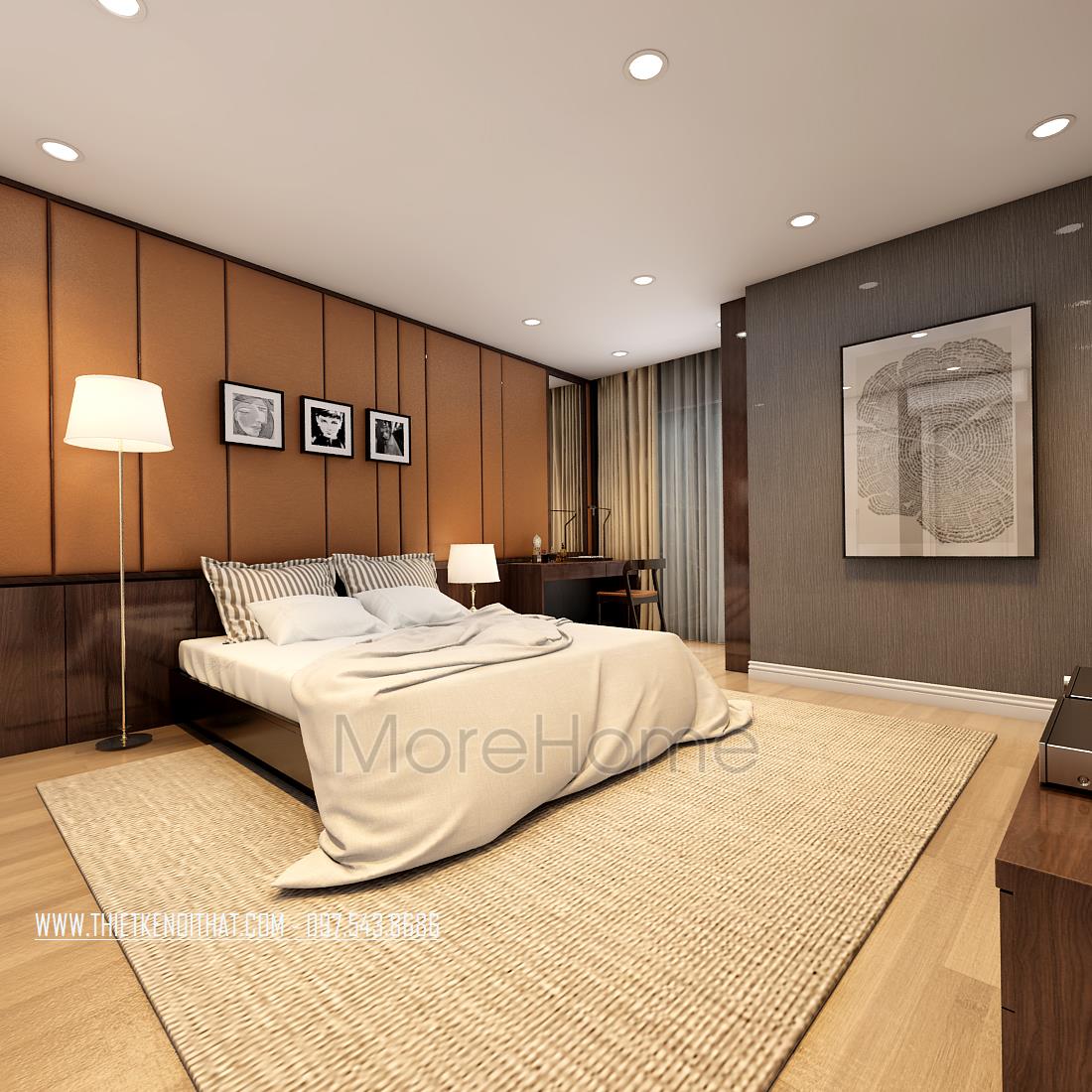 Thiết kế nội thất phòng ngủ khách sạn đẹp tại Hà Nội